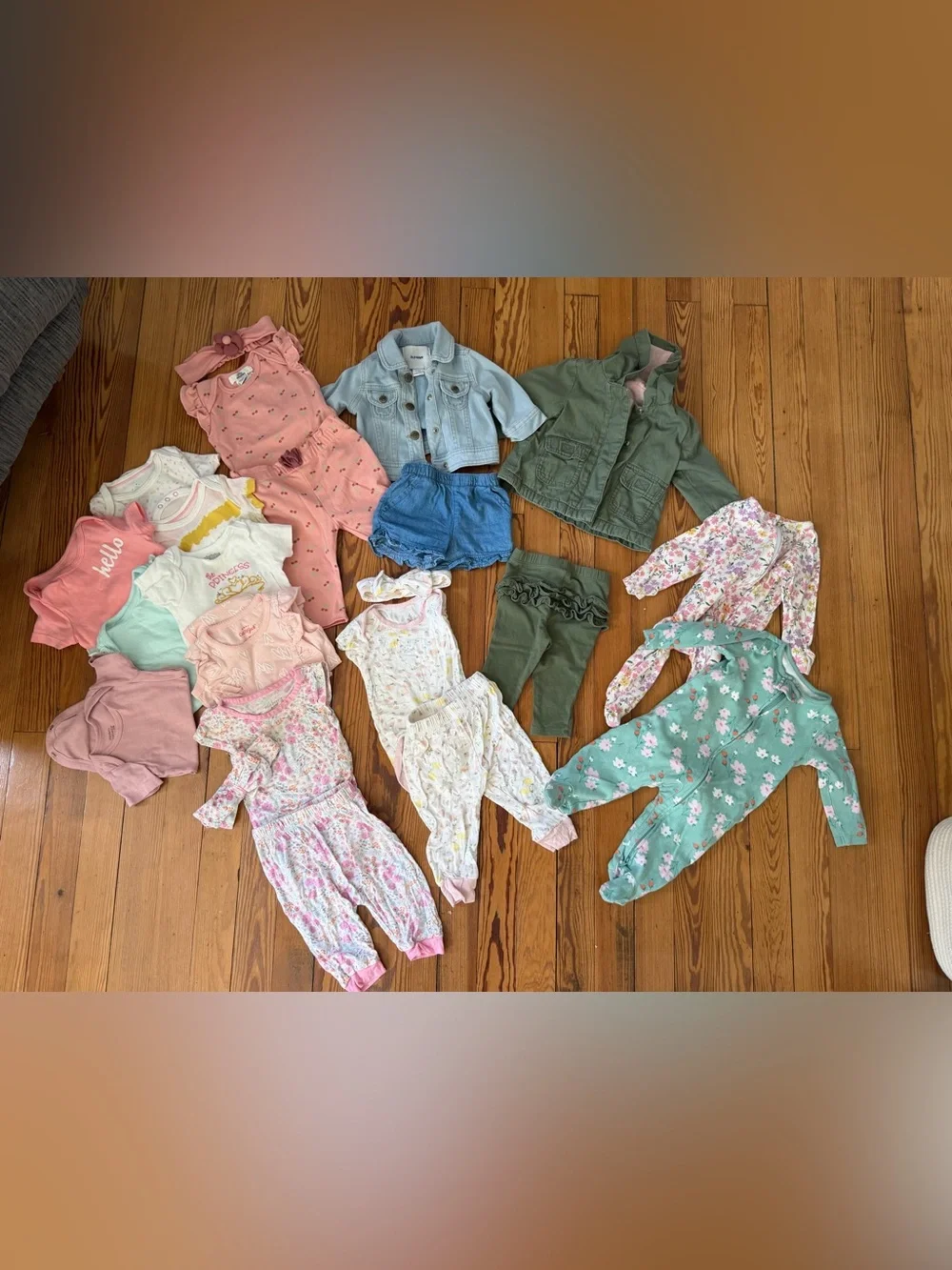 Baby Girl 3-6 Month Clothing Bundle Old Navy GAP Carter’s Cat & Jack 18+ Pc